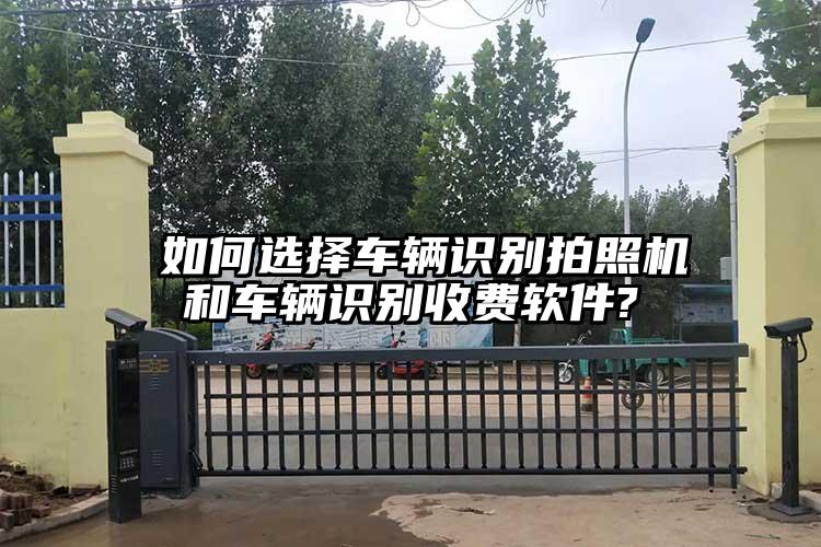?如何選擇車輛識(shí)別拍照機(jī)和車輛識(shí)別收費(fèi)軟件?