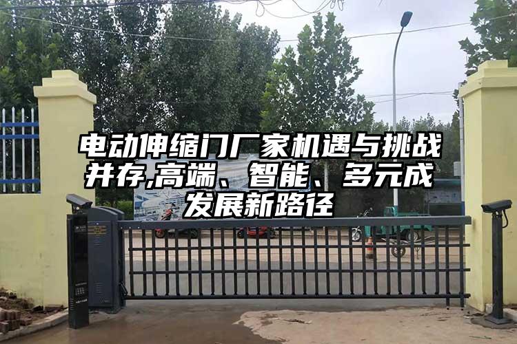 電動伸縮門廠家機遇與挑戰并存,高端、智能、多元成發展新路徑