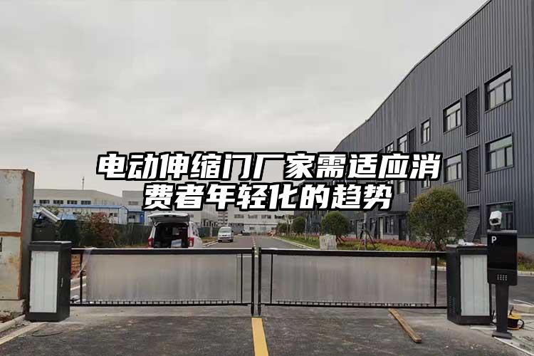 電動(dòng)伸縮門(mén)廠(chǎng)家需適應(yīng)消費(fèi)者年輕化的趨勢(shì)